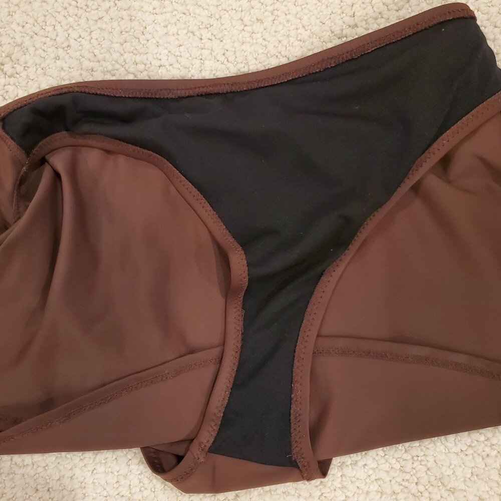 Merona brown swim skirt - Picture 5 of 7